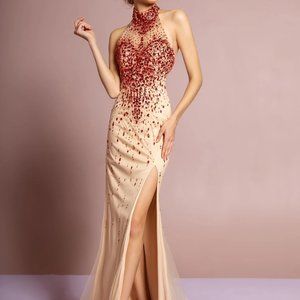Beaded Prom Dress